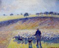 pastor y oveja 1888 Camille Pissarro